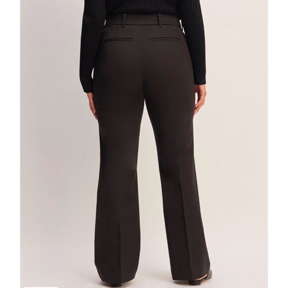 NWOT Everlane The Bi-Stretch Flare Pant In Black Size 00 - Picture 3 of 9